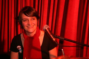 Claudinha, batera dos Copas. FOTO: Renata Chebel