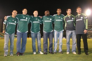 Alex, Evair, Galeano, Cléber, Júnior Baiano, Sérgio e Velloso. FOTO: Fabio Menotti