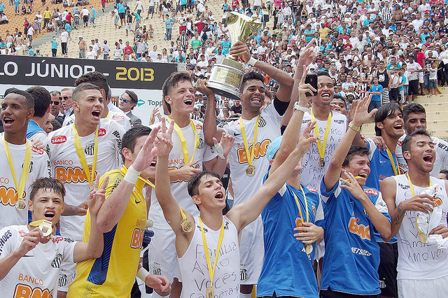 Meninos campeões da&nbsp;Copinha