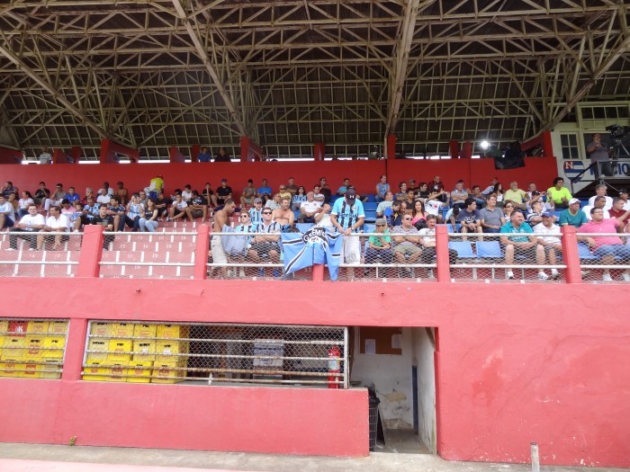 ... e a do Grêmio também foi à rua Comendador Sousa