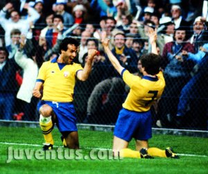 Juve campeã da Copa dos Vencedores de Copas em 1983/84.