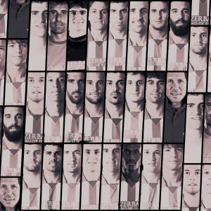 A arte do Facebook do Atlético de Madrid mostra os jogadores relacionados para o clássico. Um time de guerreiros, muitos guerreiros. https://www.facebook.com/AtleticodeMadrid