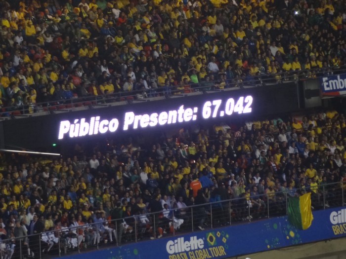 Renda recorde no Morumbi