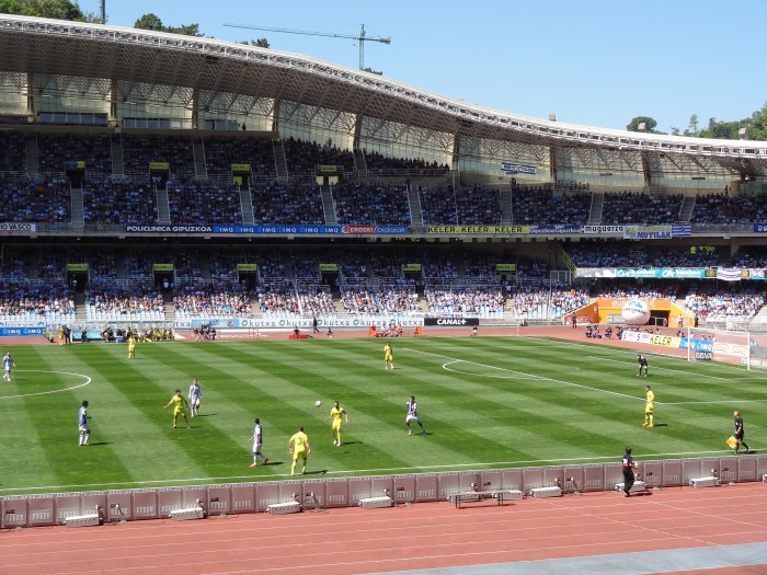 Anoeta, 18 de maio de 2014. Última rodada da liga das estrelas 2013-14. Real Sociedad 1x2 Villareal.