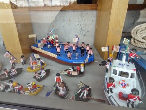 Gabarra de brinquedo, no Museu Marítimo de Bilbao
