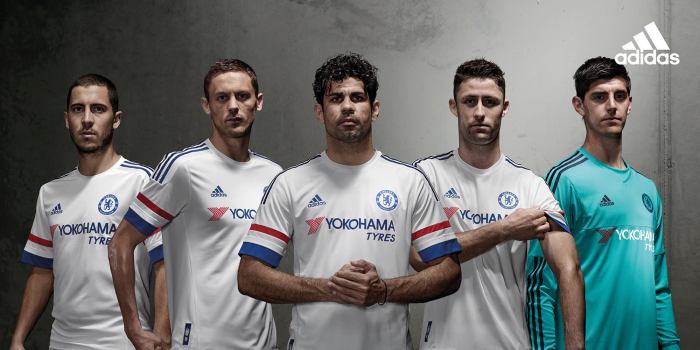 Bela camisa, Diego Costa. É a segunda camisa do Chelsea, que os blues vão usar fora de casa na temp. 2015-16. 