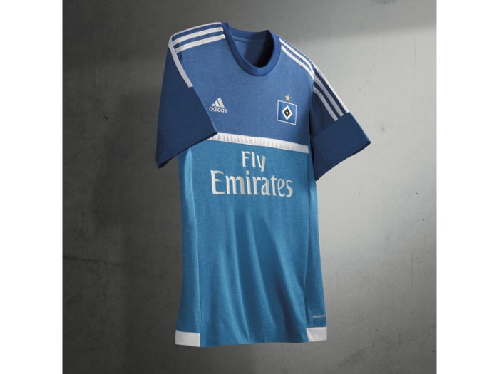 HSV 2015-16: a segunda camisa do Hamburgo pra temporada.