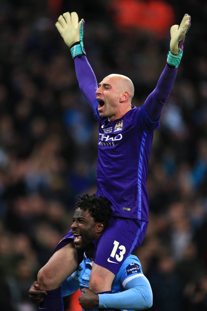 Willy Caballero, o herói da decisão. https://www.facebook.com/mcfcofficial