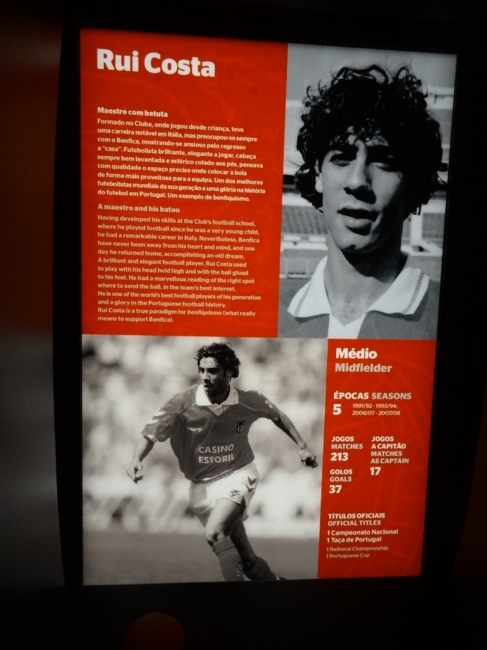 Rui Costa, na lista dos inesquecíveis