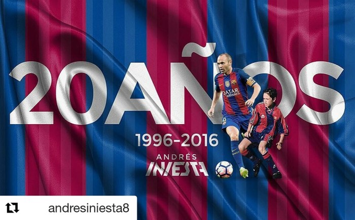 Imagem: perfil ofocial de @andresiniesta8 no Instagram