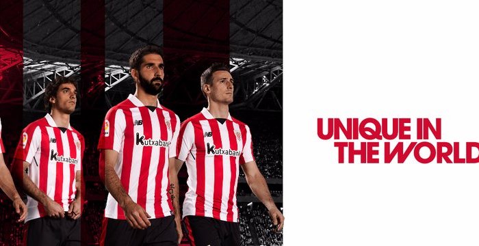 Os primeiros uniformes New Balance para o Athletic&nbsp;Club.